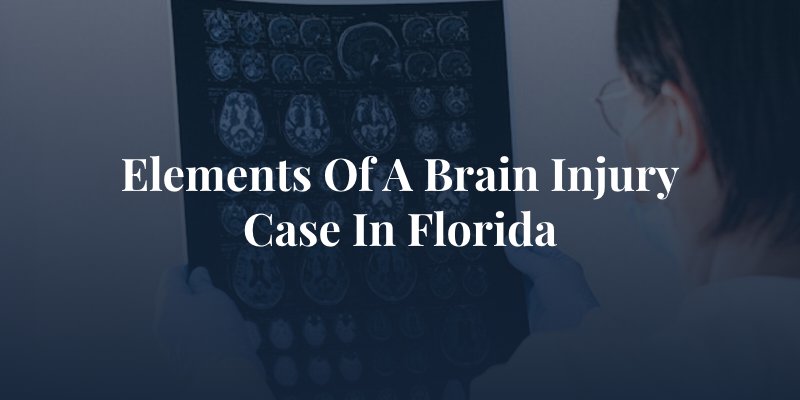 elements of a brain injury case in Florida